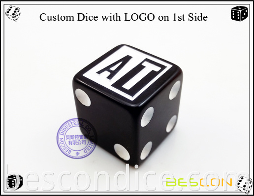 Custom Dice with LOGO on 1st Side